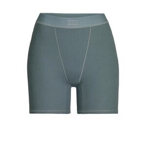 Skims Cotton Rib Boxer - Kyanite